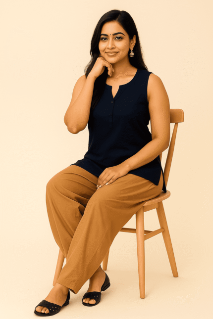 Honey Gold Color Pants for Women