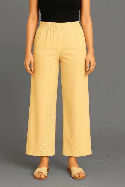 Pastel Yellow Palazzo