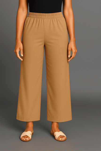 Nikii Camel Palazzo For Women