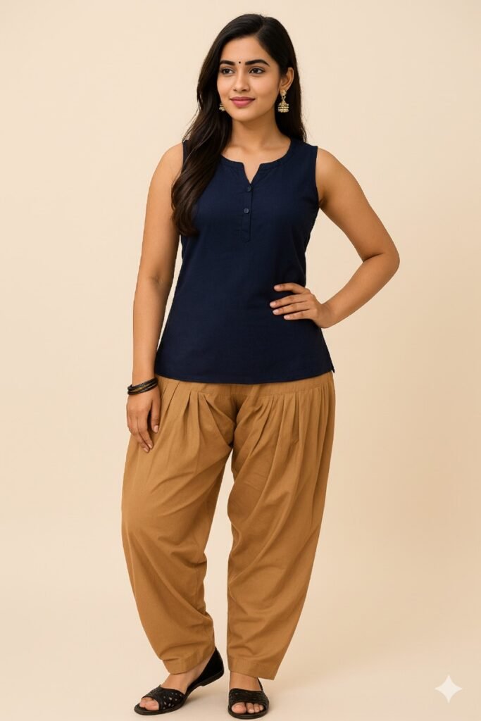 Patiala Camel Pants for Women Ethnic Wear