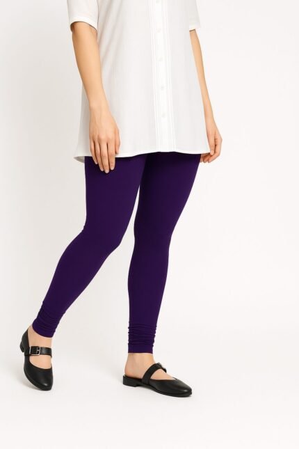 Royal purple leggings for women