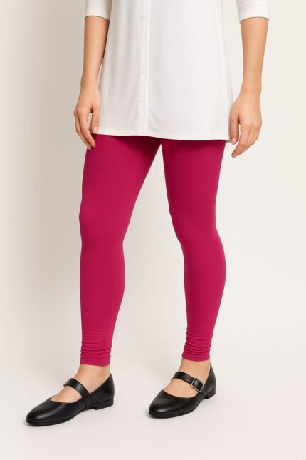 Hot pink leggings for women