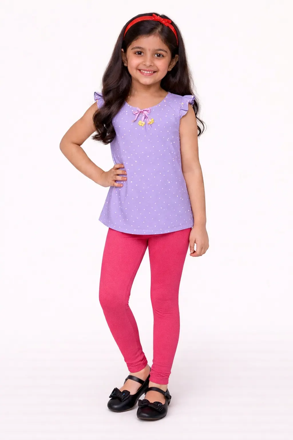 nikii_kids_pink_leggings_78 Hot pink leggings for kids